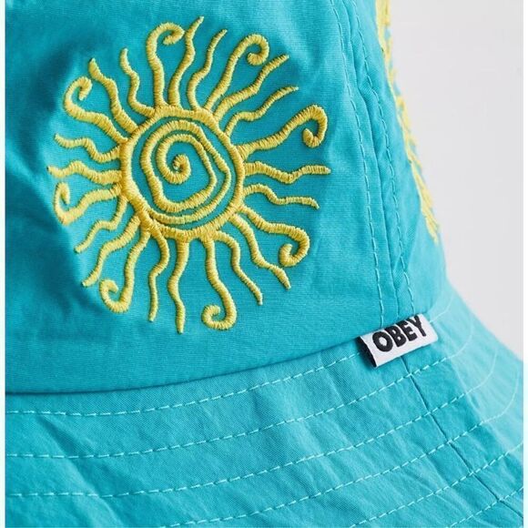 New Urban Outfitters x OBEY Gravel Bucket Hat blue - Picture 4 of 7